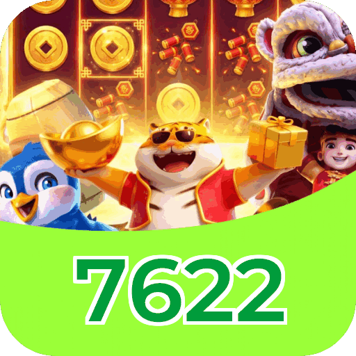 Interface do aplicativo 7622 mostrando jogos disponíveis no iOS e Android